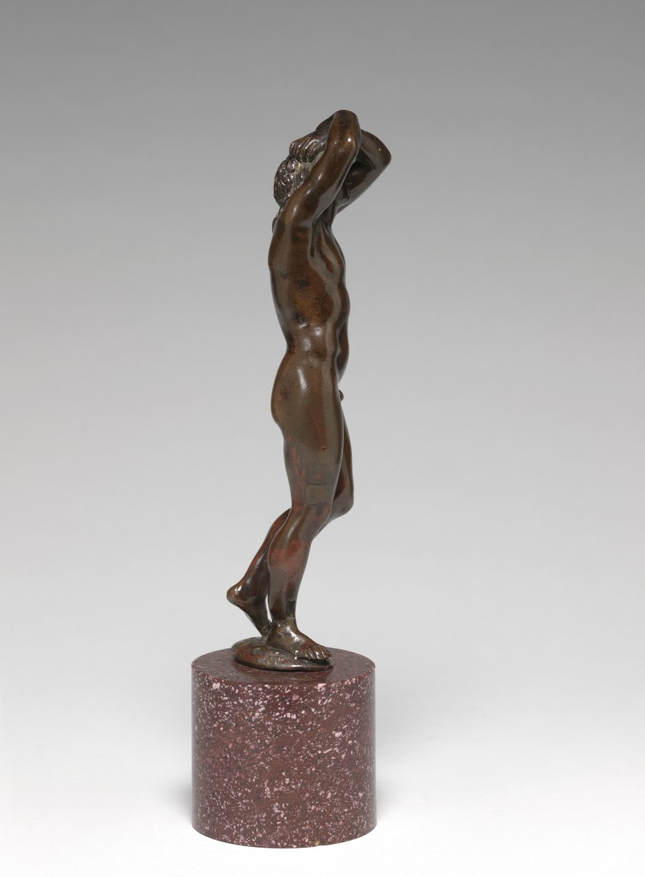 Juventude em pé, conhecido como Narciso, c.1650 (cobre e bronze) de Barthelemy Prieur