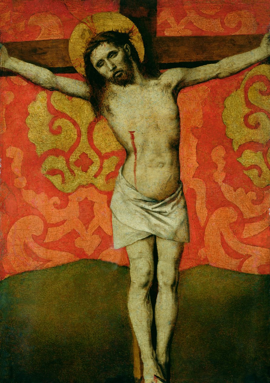 Cristo na cruz, c.1445-50 de Barthelemy d