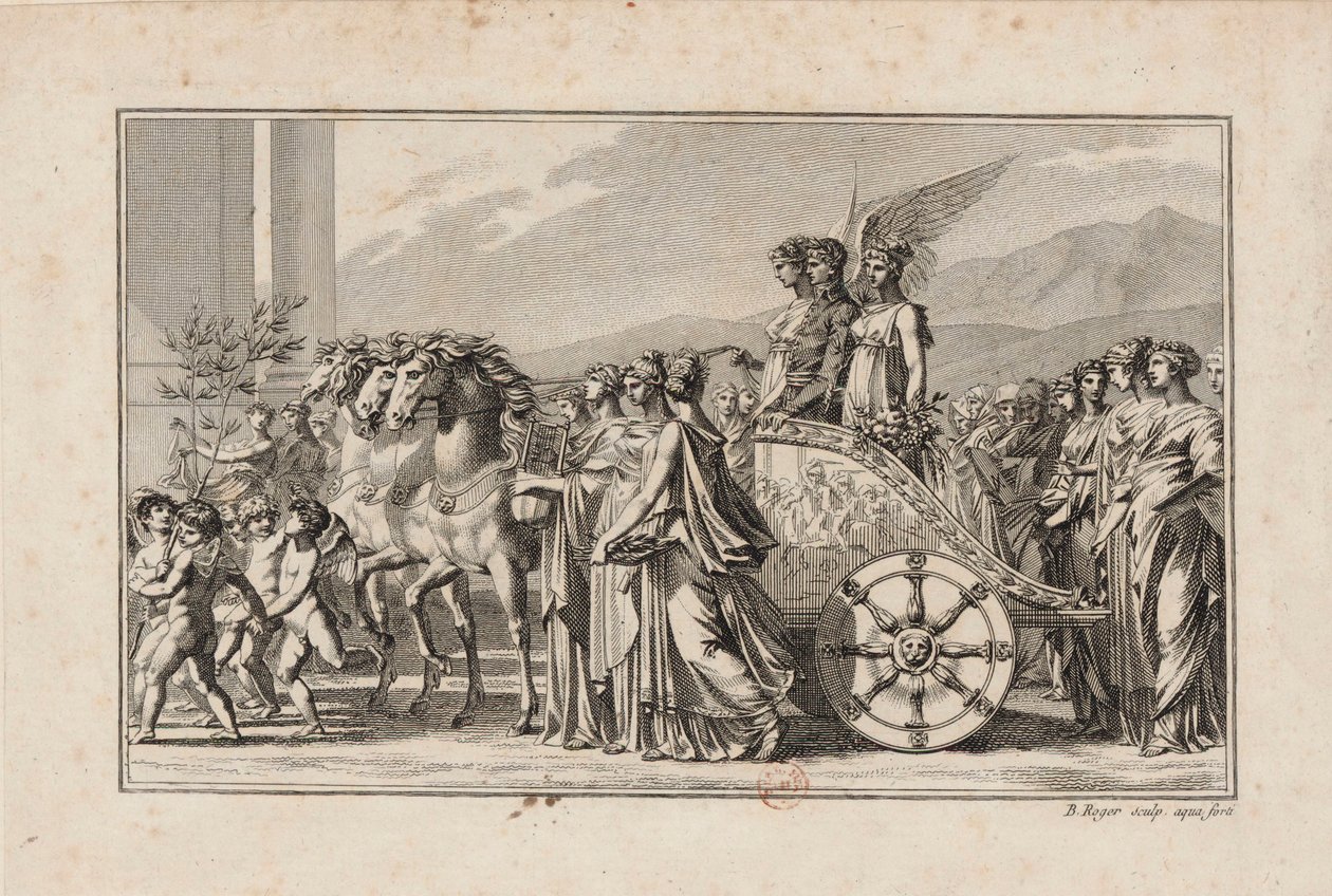 Triunfo de Napoleão, Primeiro Cônsul, 1801. de Barthélemy Roger