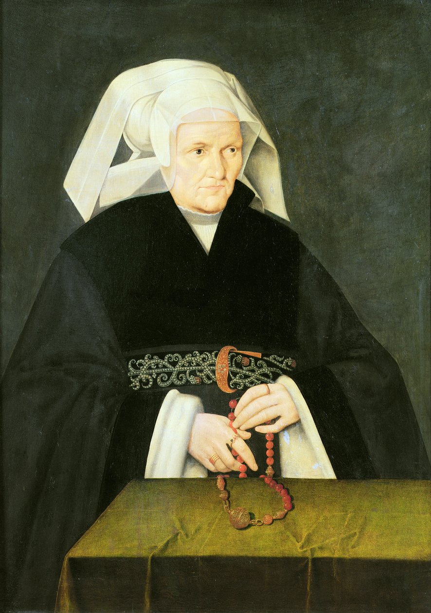 Retrato de uma mulher, c.1550 de Bartholomaeus Bruyn