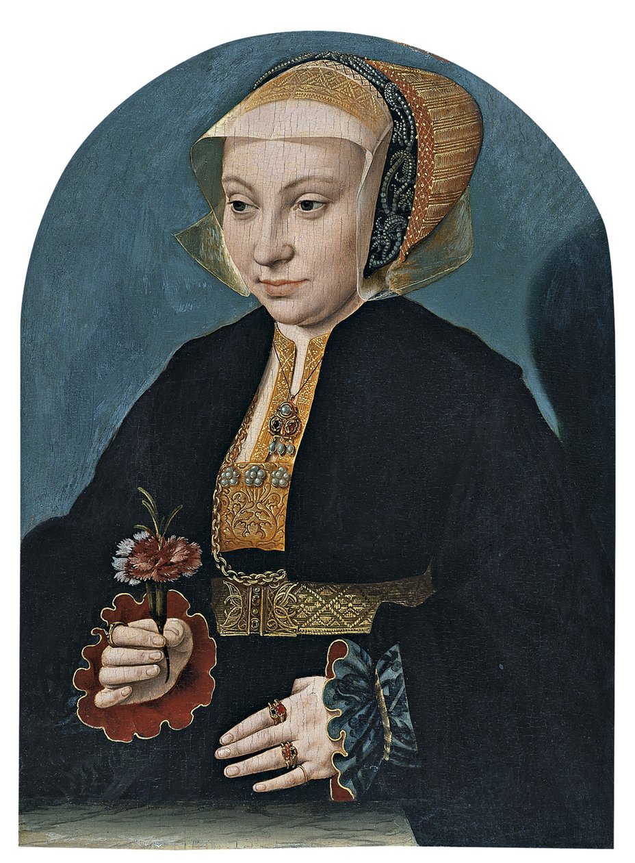 Retrato de uma senhora de Bartholomaeus Bruyn