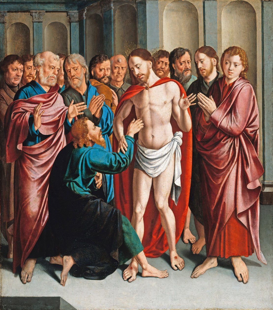 A Incredulidade de São Tomé de Bartholomaeus Bruyn
