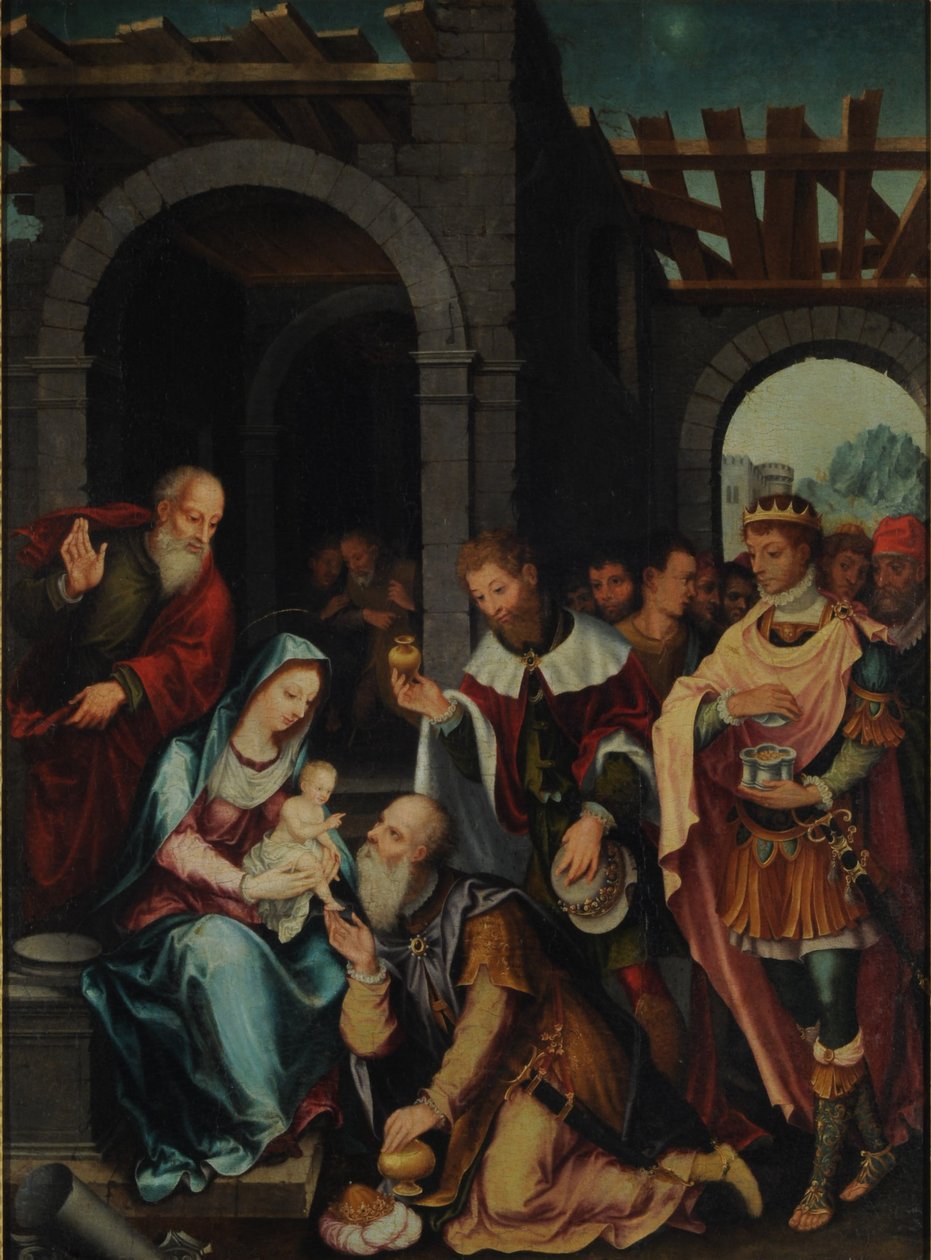 Adoração dos Magos de Bartholomaeus Bruyn the Elder