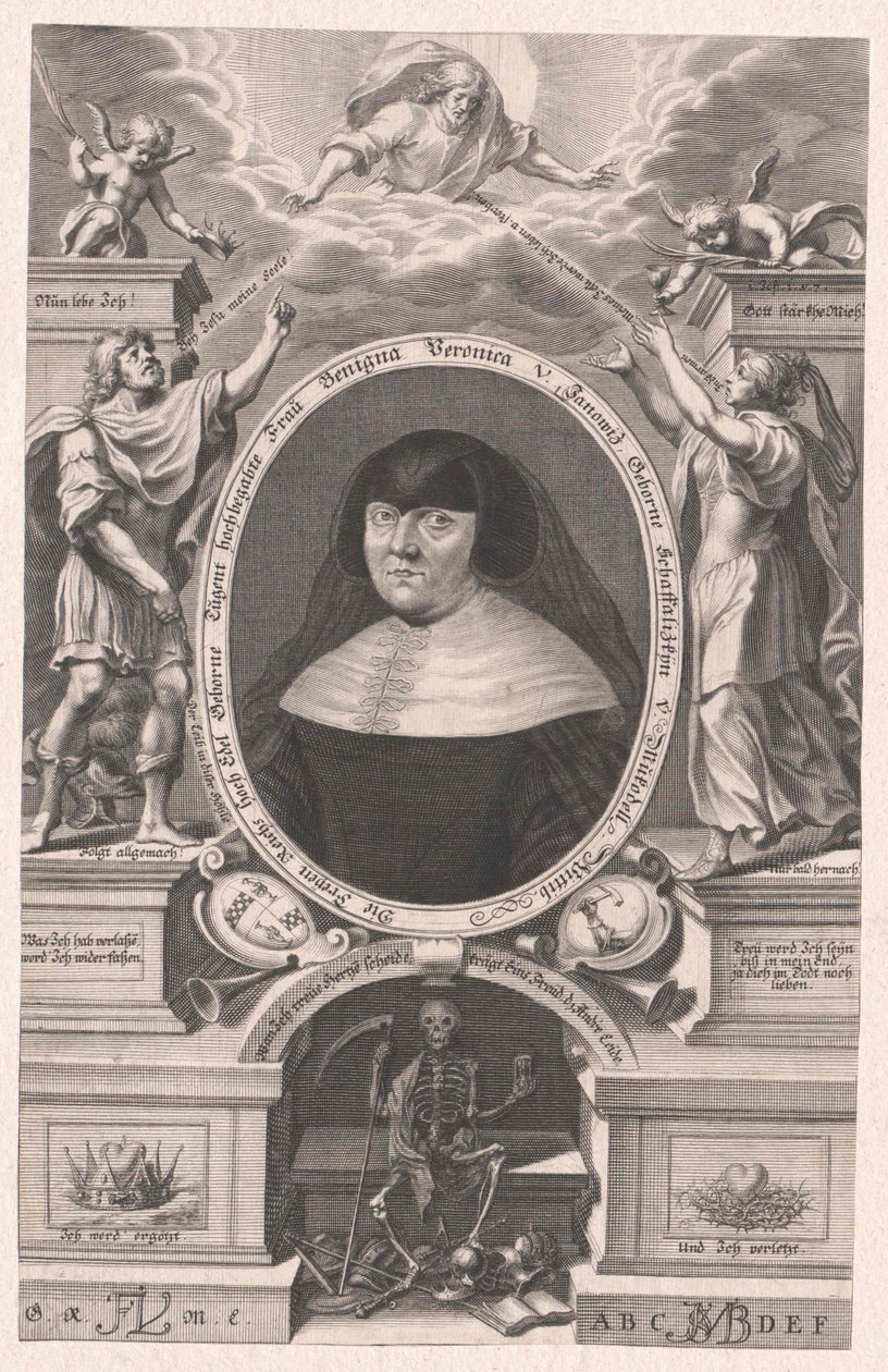 Benigna Verónica Schaffalizky von Mukodell (gravura) de Bartholomäus Kilian