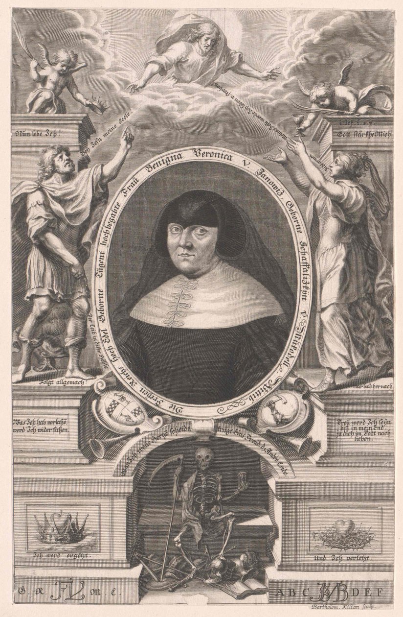 Benigna Verónica Schaffalizky von Mukodell (gravura) de Bartholomäus Kilian