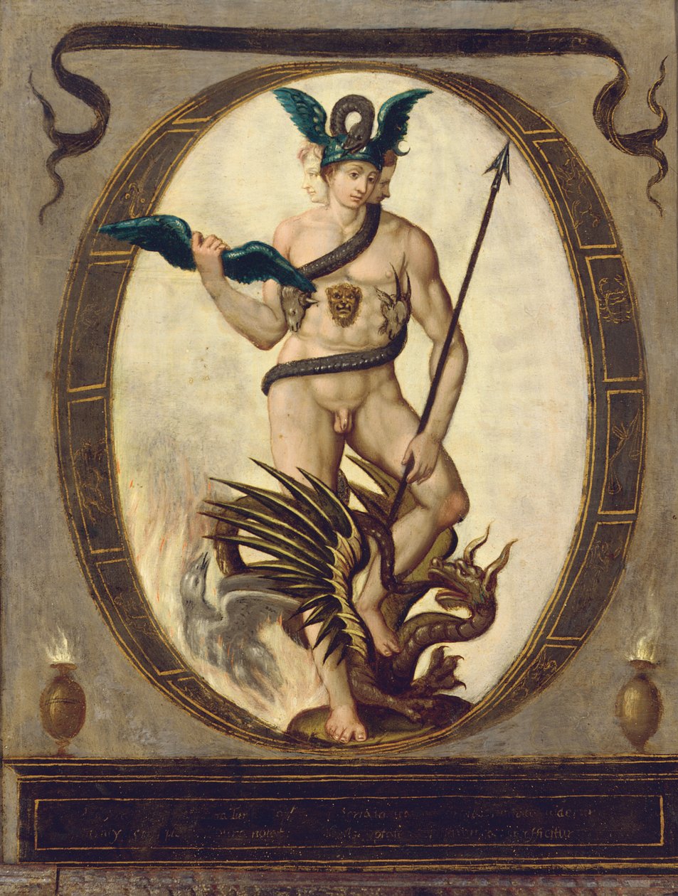 Uma Alegoria da Alquimia de Bartholomaeus Spranger