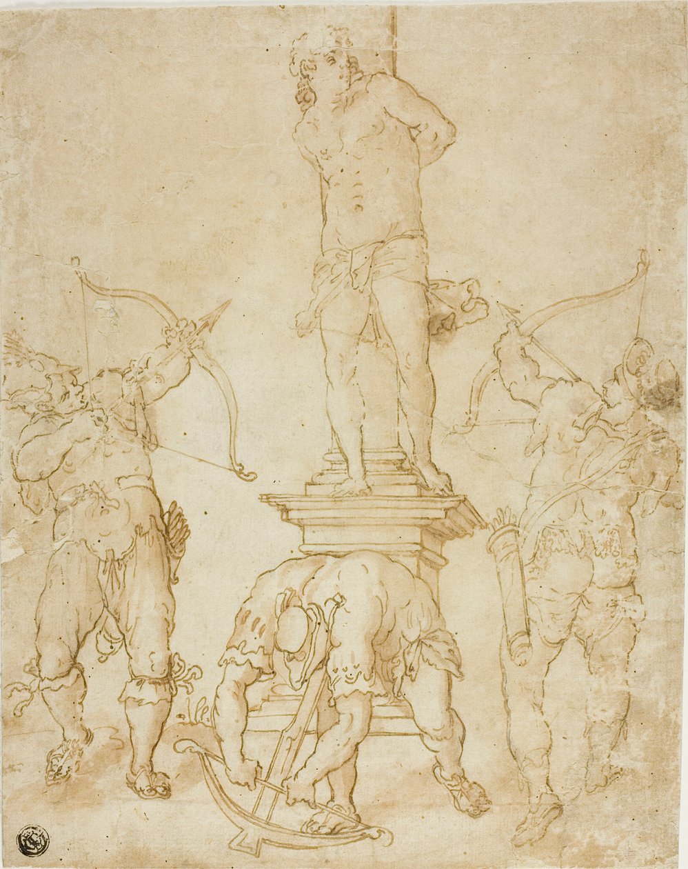 Martírio de São Sebastião de Bartholomaeus Spranger