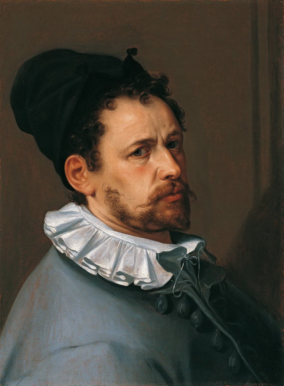 Auto-retrato, ca 1585. de Bartholomaeus Spranger