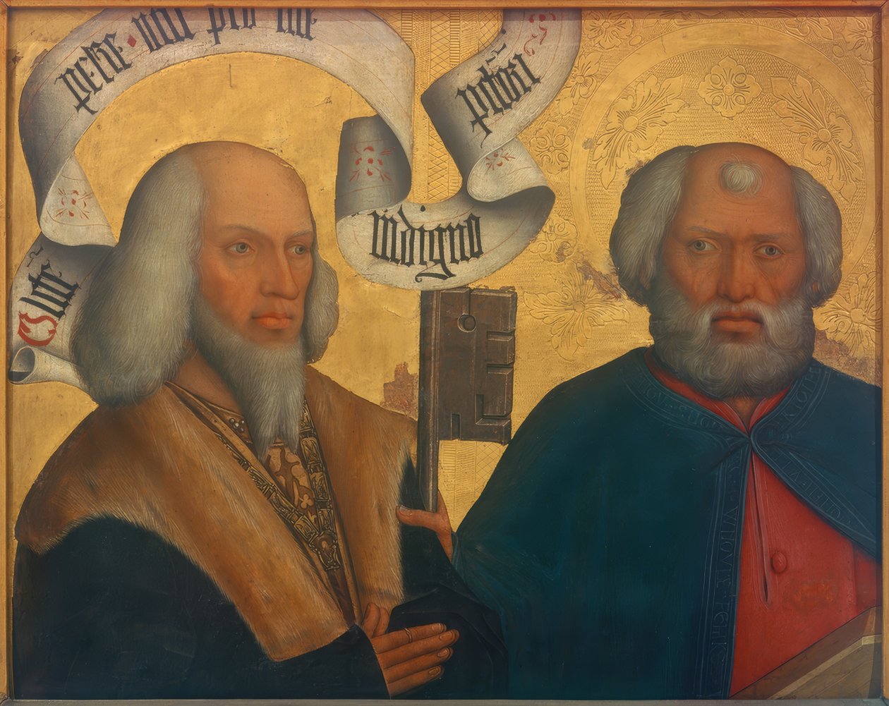 Peter v.Hewen com São Pedro de Bartholomäus Zeitblom