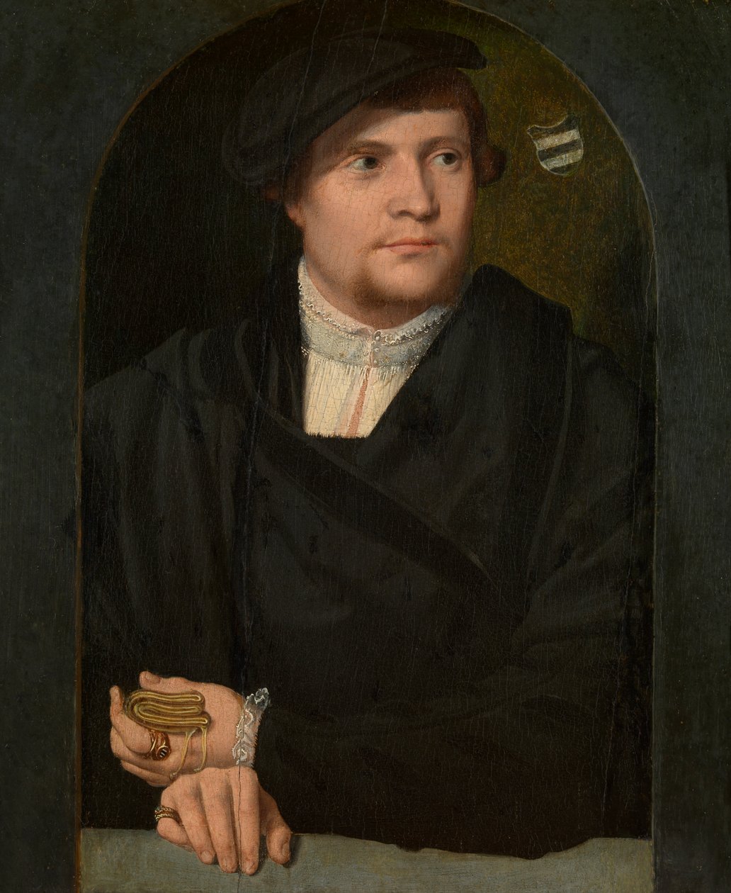 Retrato de um homem (óleo sobre painel) de Bartholomaeus the Elder Bruyn
