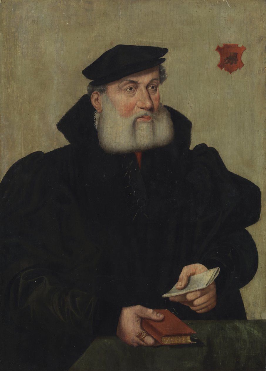 Retrato de Wilhelm Kannengieser, 1550 de Bartholomaus the Elder Bruyn