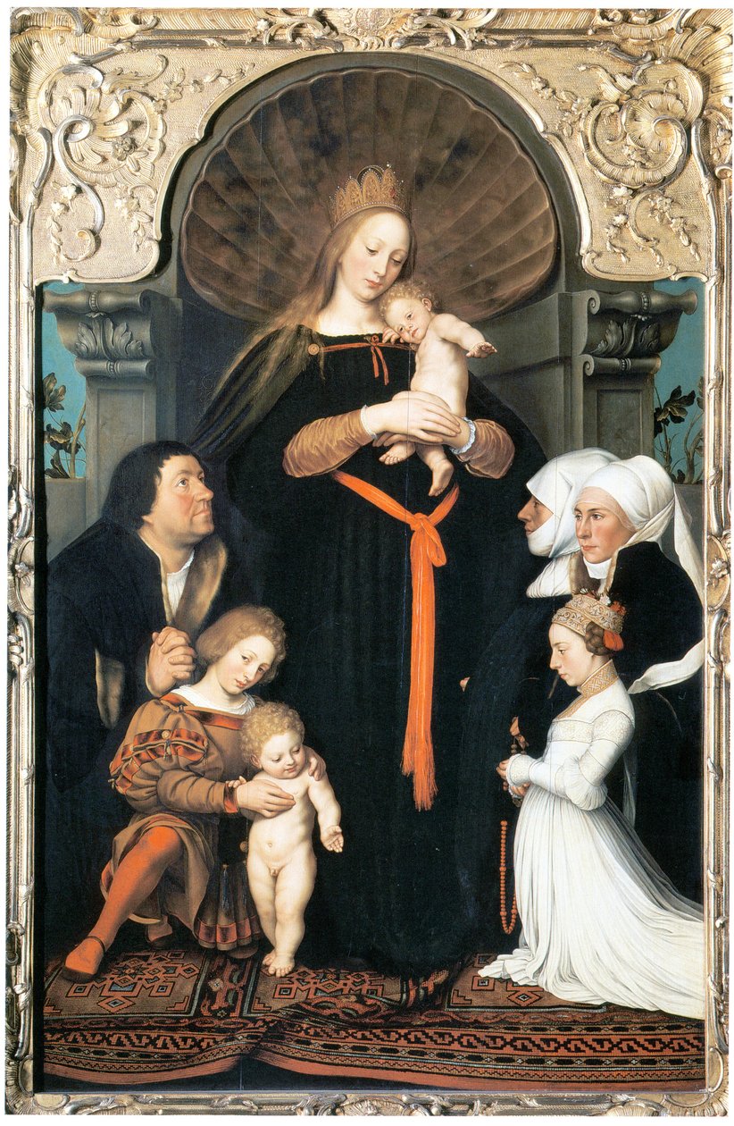 Madonna do prefeito Meyer (Madonna de Darmstadt) de Bartholomeaus Sarburgh