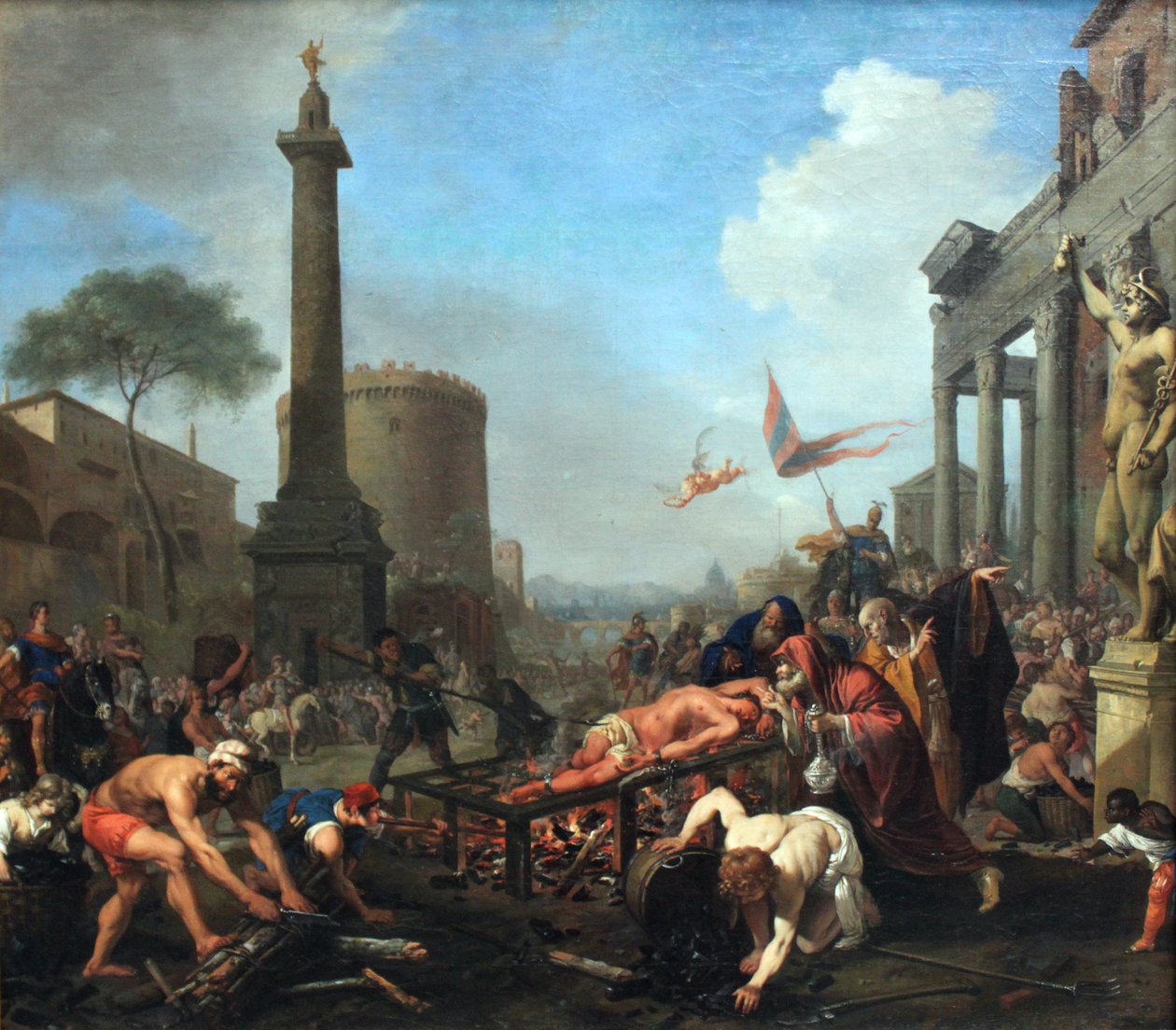 O martírio de São Lourenço de Bartholomeus Breenbergh