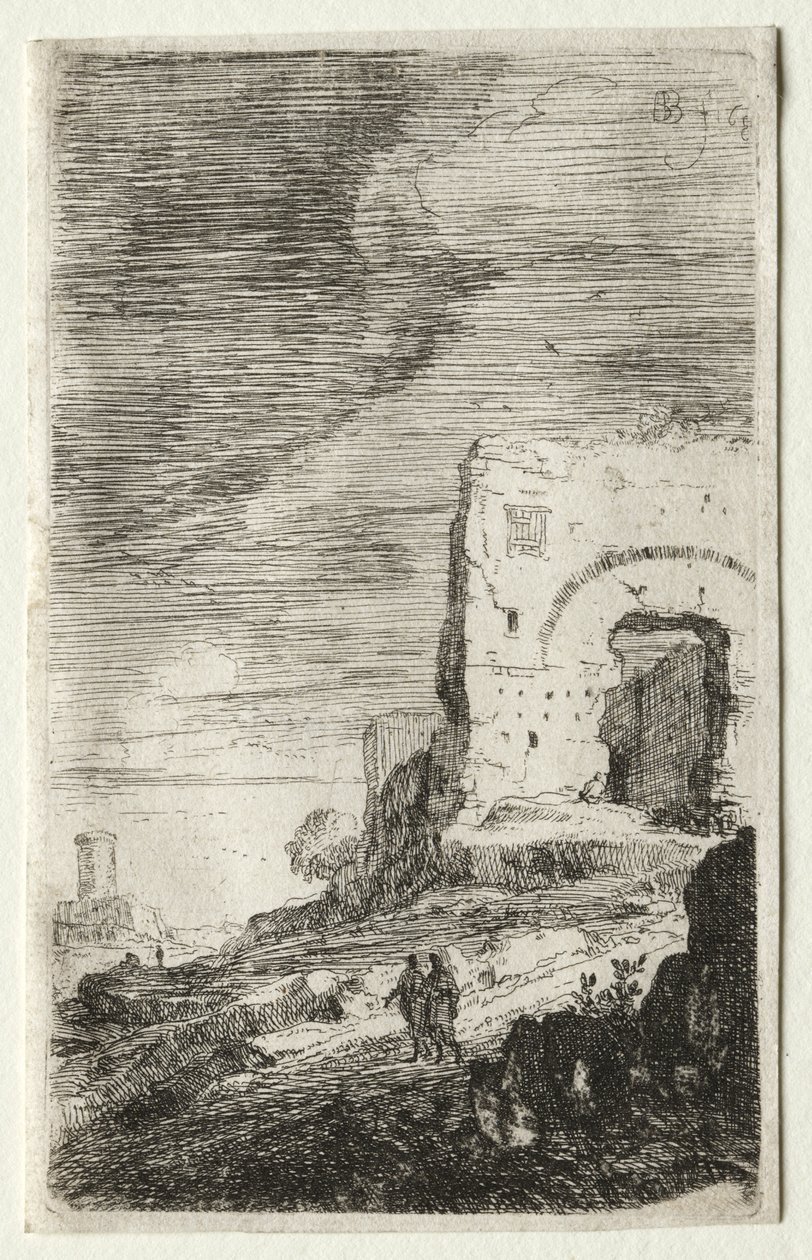 As Termas de Caracala de Bartholomeus Breenberg