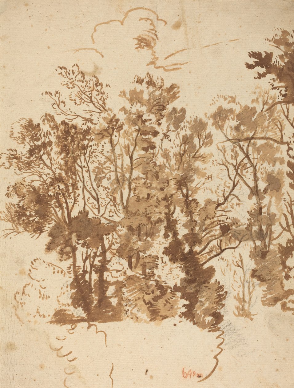 Estudo da paisagem de Bartholomeus Breenbergh