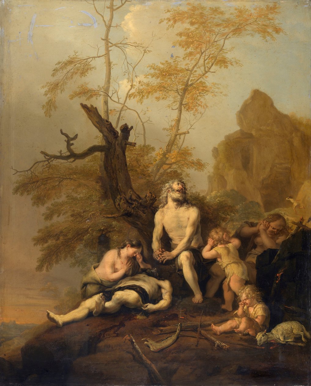 A Morte de Abel de Bartholomeus Breenbergh