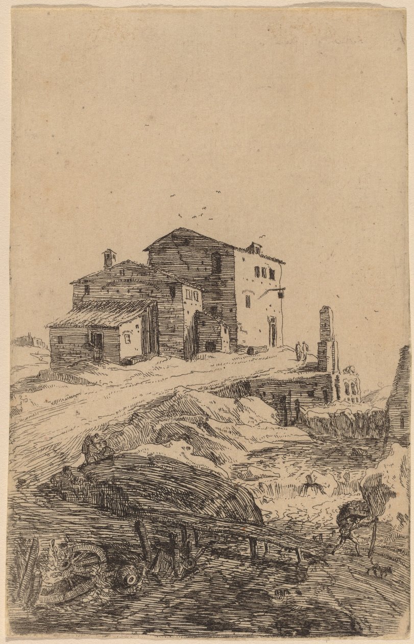 A Pousada perto de Prima Porta de Bartholomeus Breenbergh