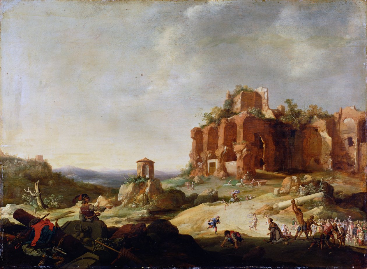 A lapidação de Santo Estêvão de Bartholomeus Breenbergh