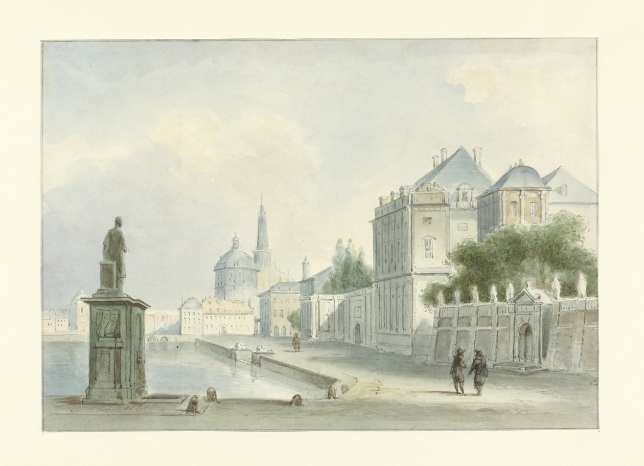 Paisagem urbana italiana de Bartholomeus Johannes van Hove