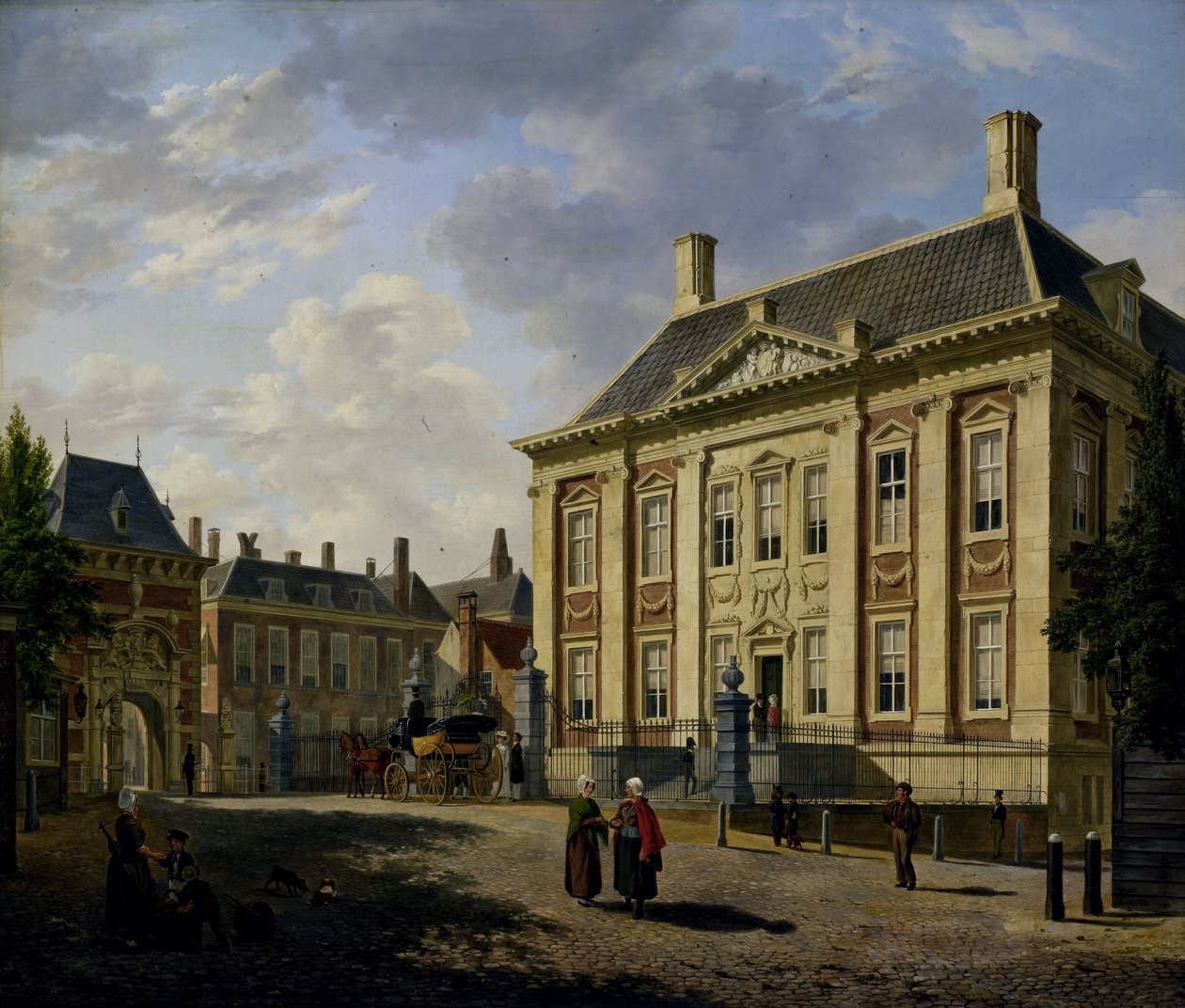 Os Mauritshuis em Haia de Bartholomeus Johannes van Hove