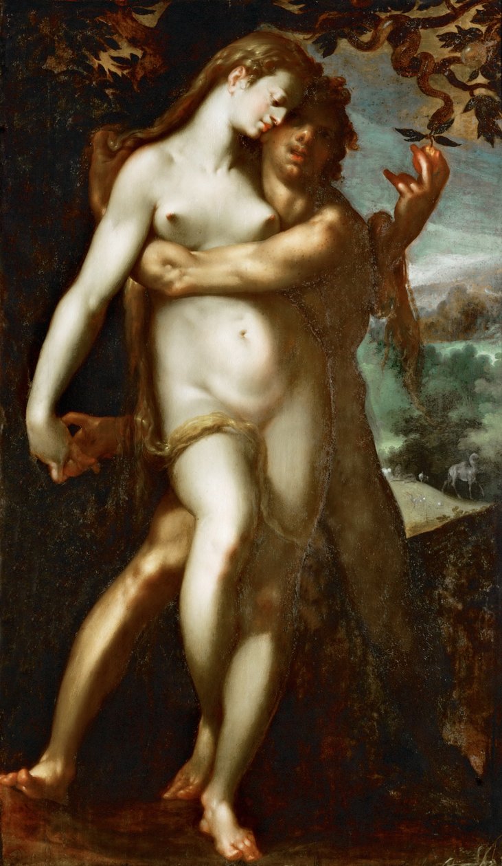 Queda da graça de Bartholomeus Spranger