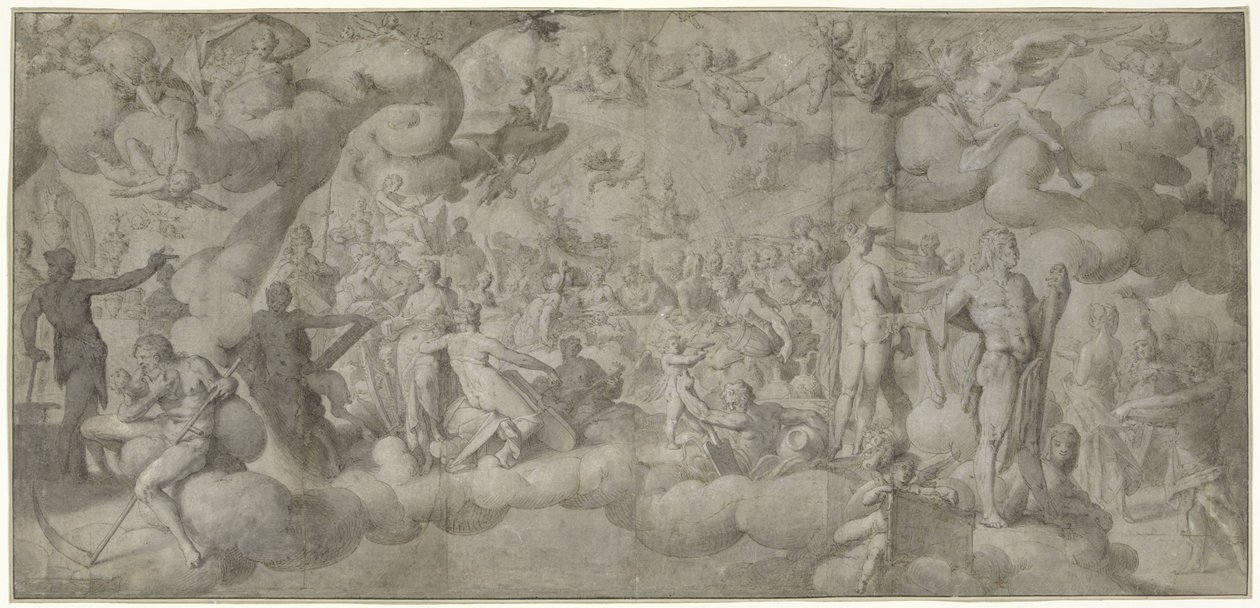 O casamento de Cupido e Psique de Bartholomeus Spranger