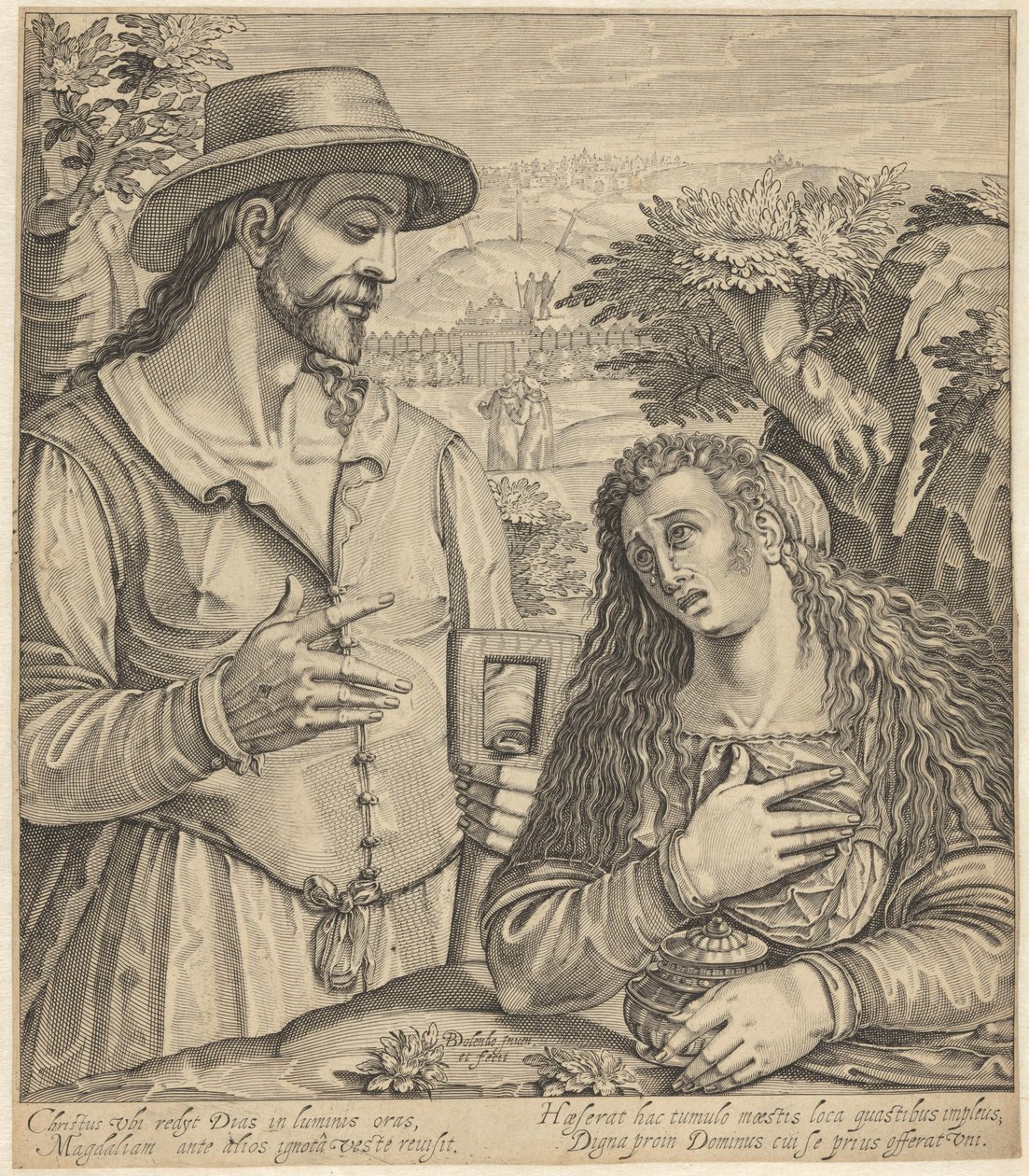 Cristo Aparece a Maria Madalena de Bartholomeus Willemsz. Dolendo