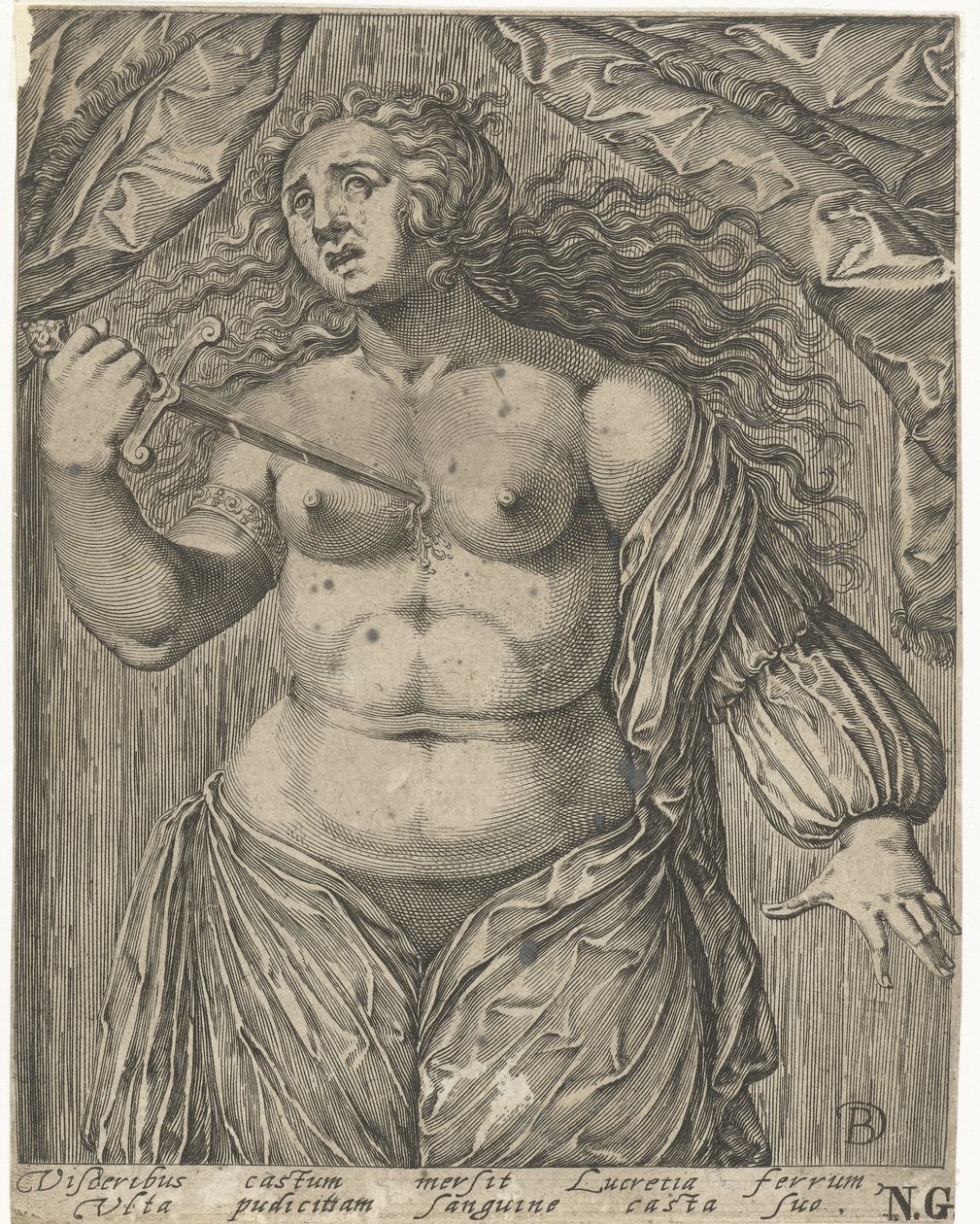 Suicídio de Lucretia de Bartholomeus Willemsz. Dolendo