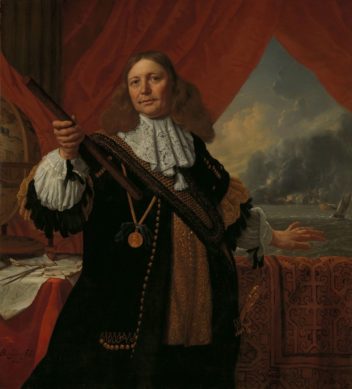 Johan de Liefde (c. 1619-73), vice-almirante de Bartholomeus van der Helst