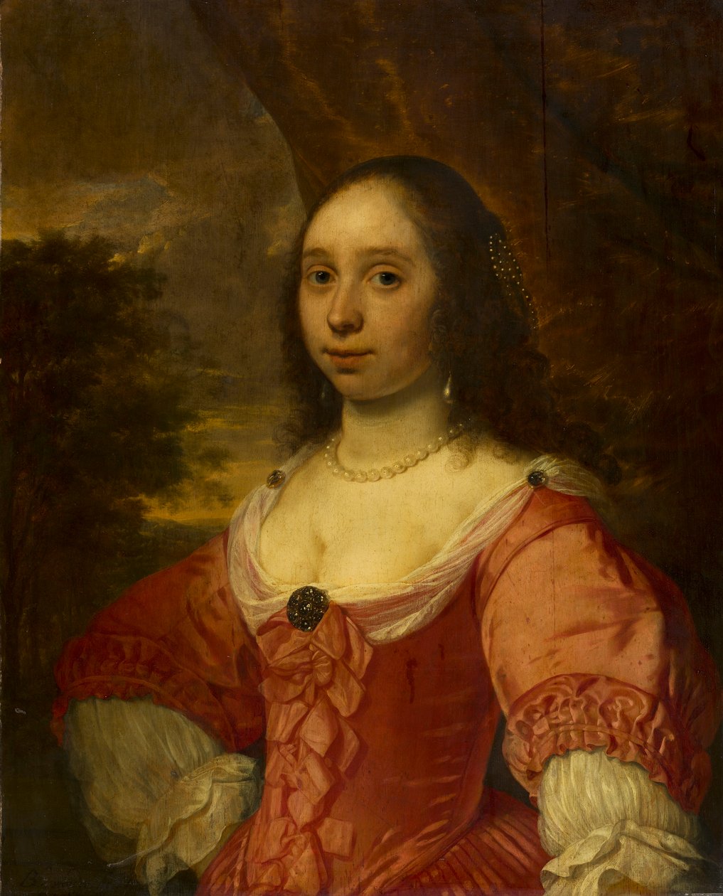 Retrato de uma mulher de Bartholomeus van der Helst