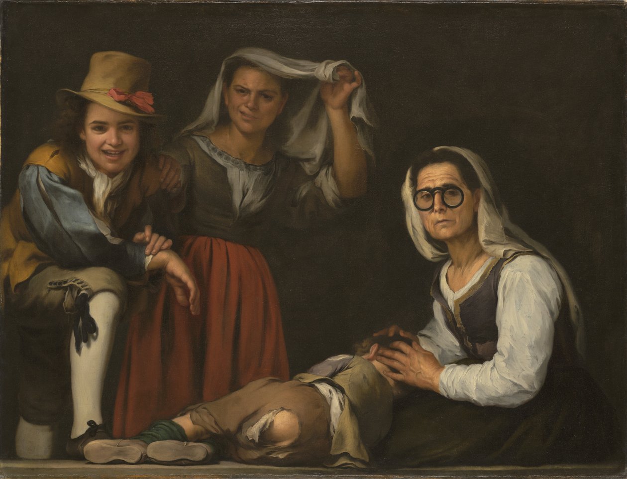 Quatro figuras em um passo de Bartolomé Esteban Murillo