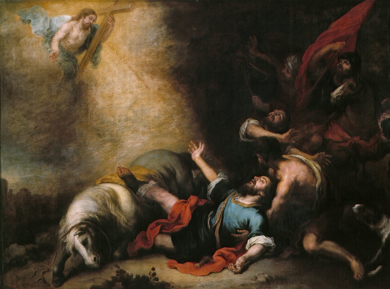 A conversão de Saint Paul de Bartolomé Esteban Murillo