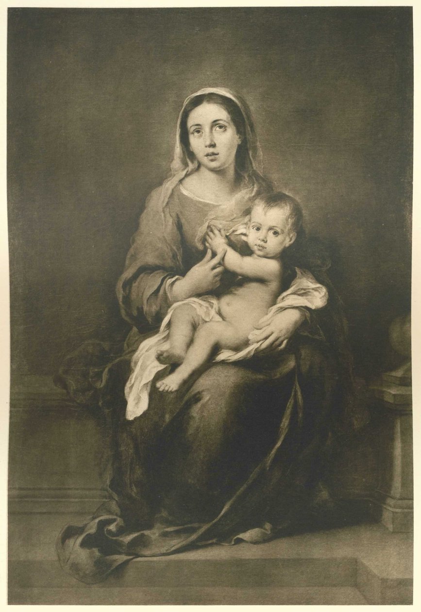 Maria com a criança de Bartolomé Esteban Murillo