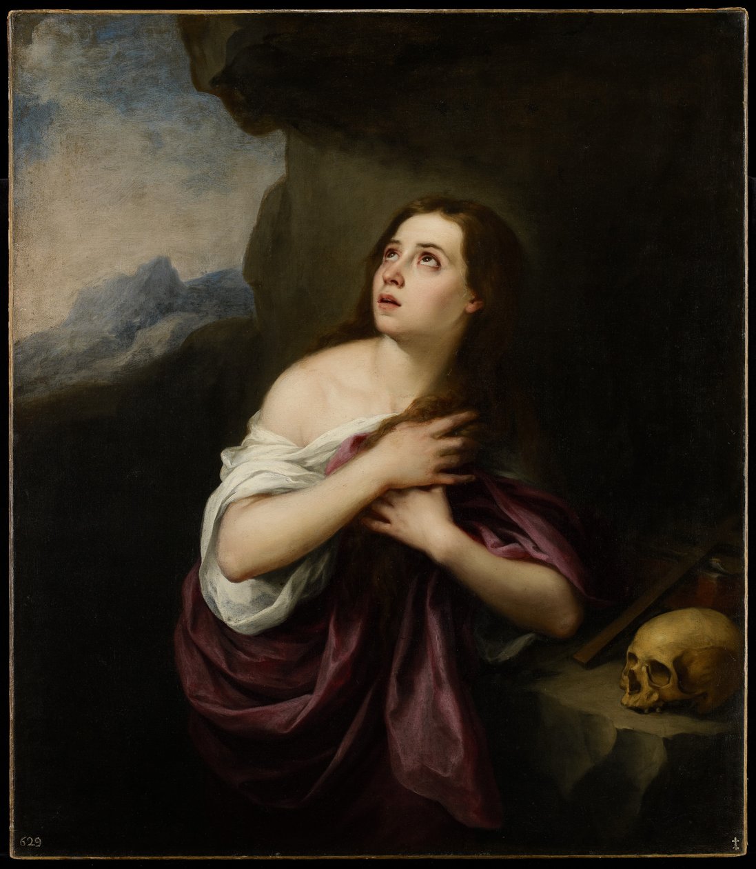 Magdelene Penitente, c.1650-65 de Bartolomé Esteban Murillo
