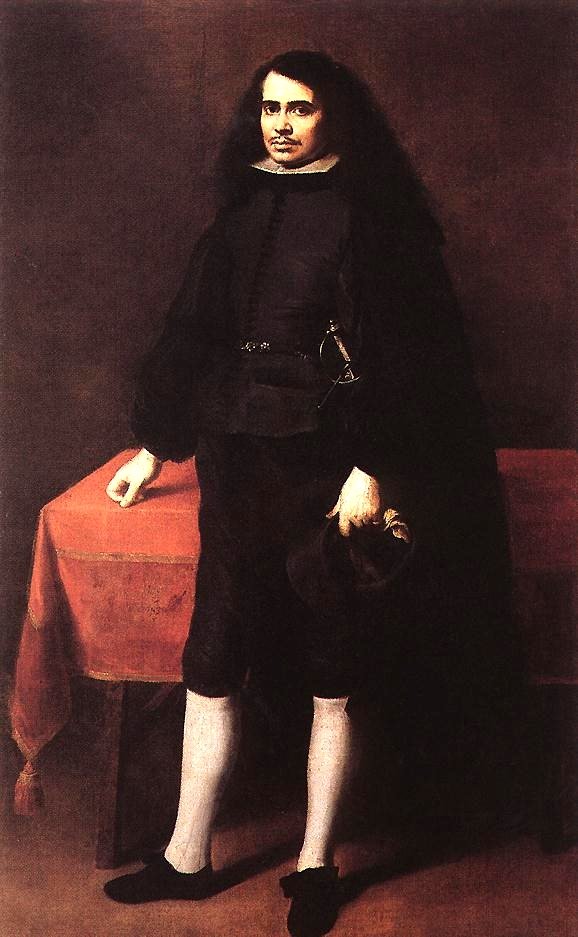 Retrato, de, um, cavalheiro, em, um, colar ruff de Bartolomé Esteban Murillo