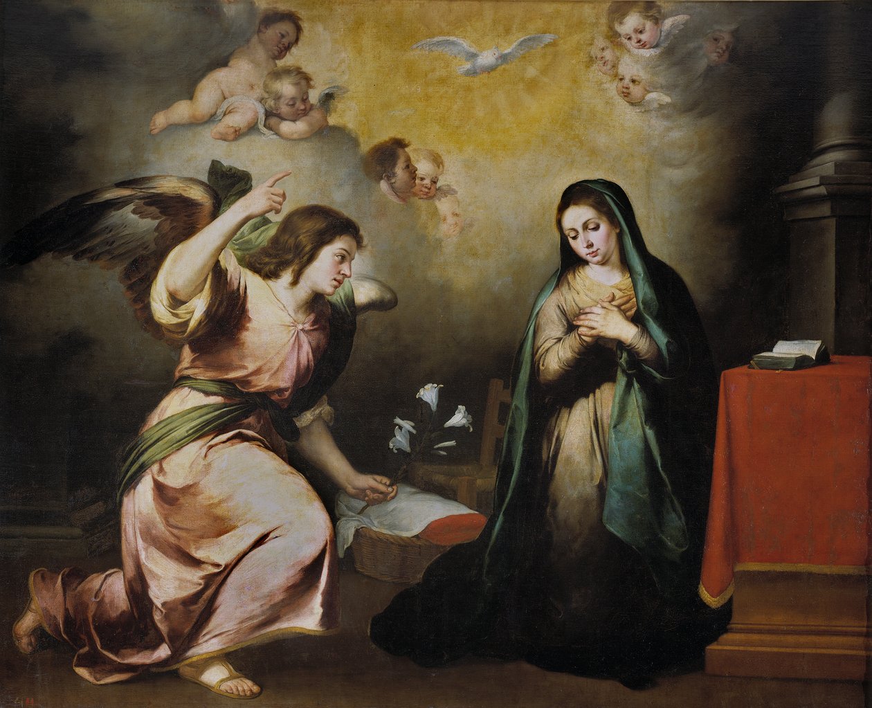A Anunciação de Bartolomé Esteban Murillo