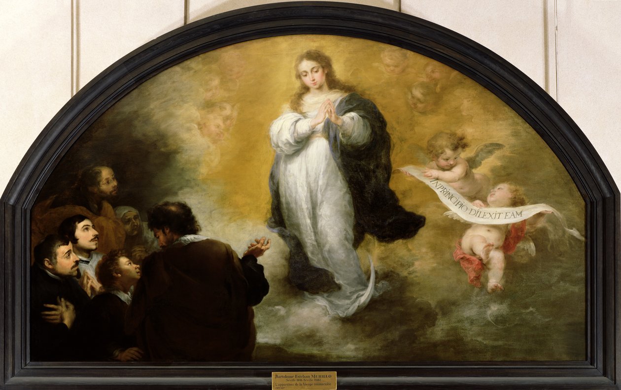 A Aparição da Virgem, 1665 de Bartolomé Esteban Murillo