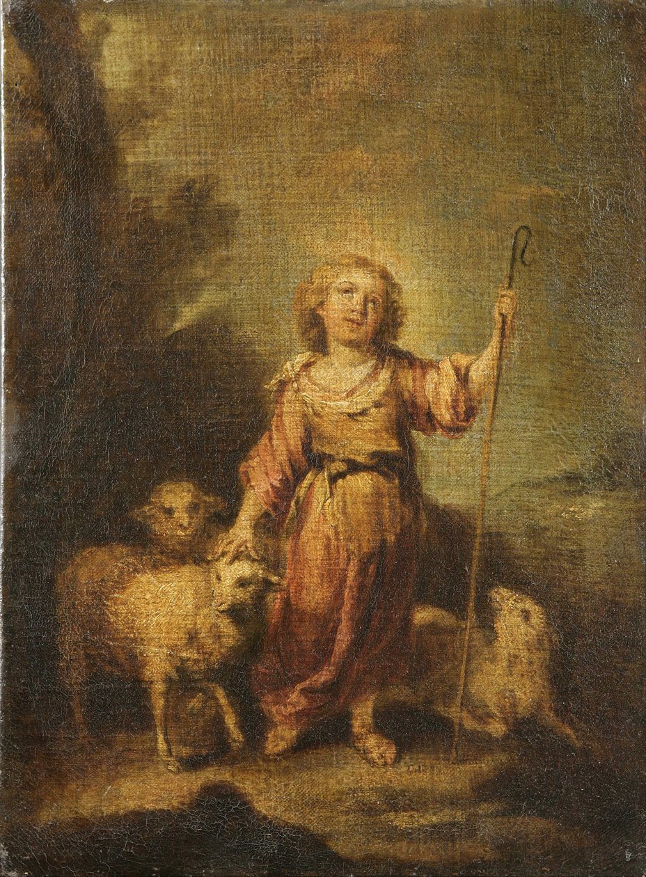 O Menino Jesus como o Bom Pastor de Bartolomé Esteban Murillo