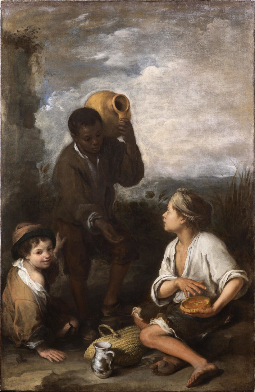 Três meninos (Dulwich Picture Gallery) de Bartolomé Esteban Murillo