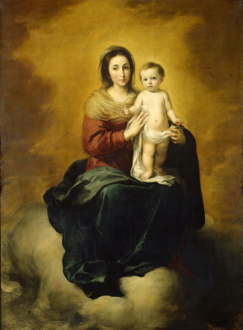 Virgem e o Menino de Bartolomé Esteban Murillo