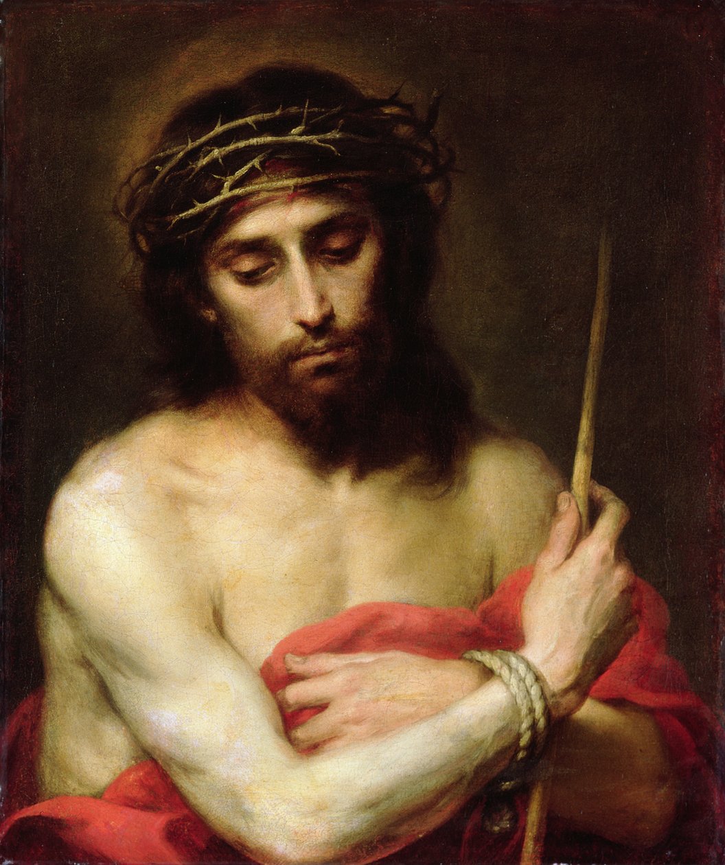 Cristo, o homem das dores de Bartolomé Esteban Murillo