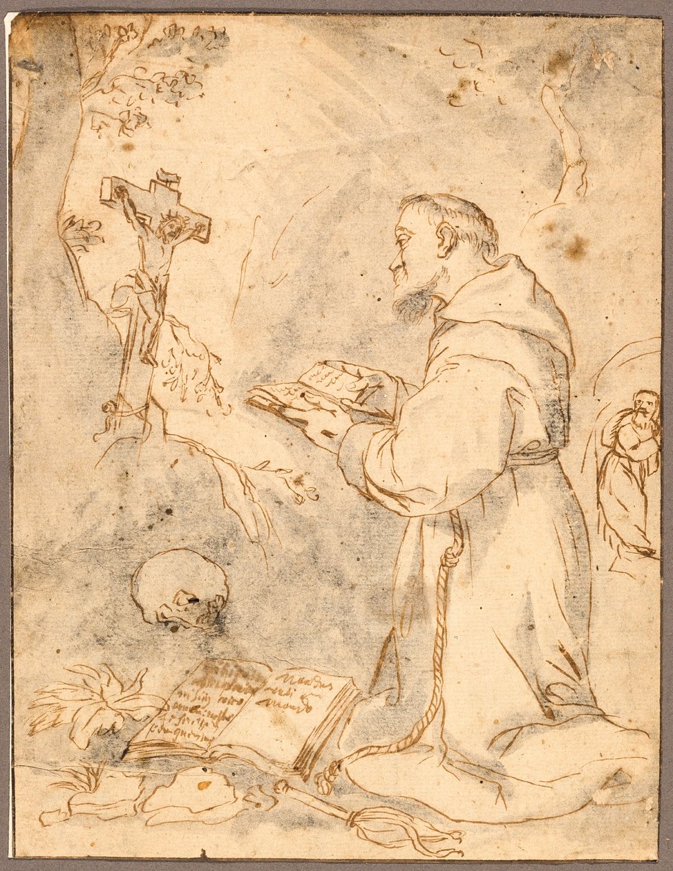 São Francisco rezando de Bartolomé Esteban Murillo