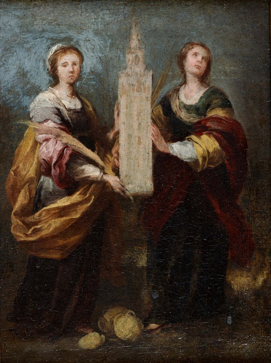 Santos Justa e Rufina, ca 1665 de Bartolomé Esteban Murillo
