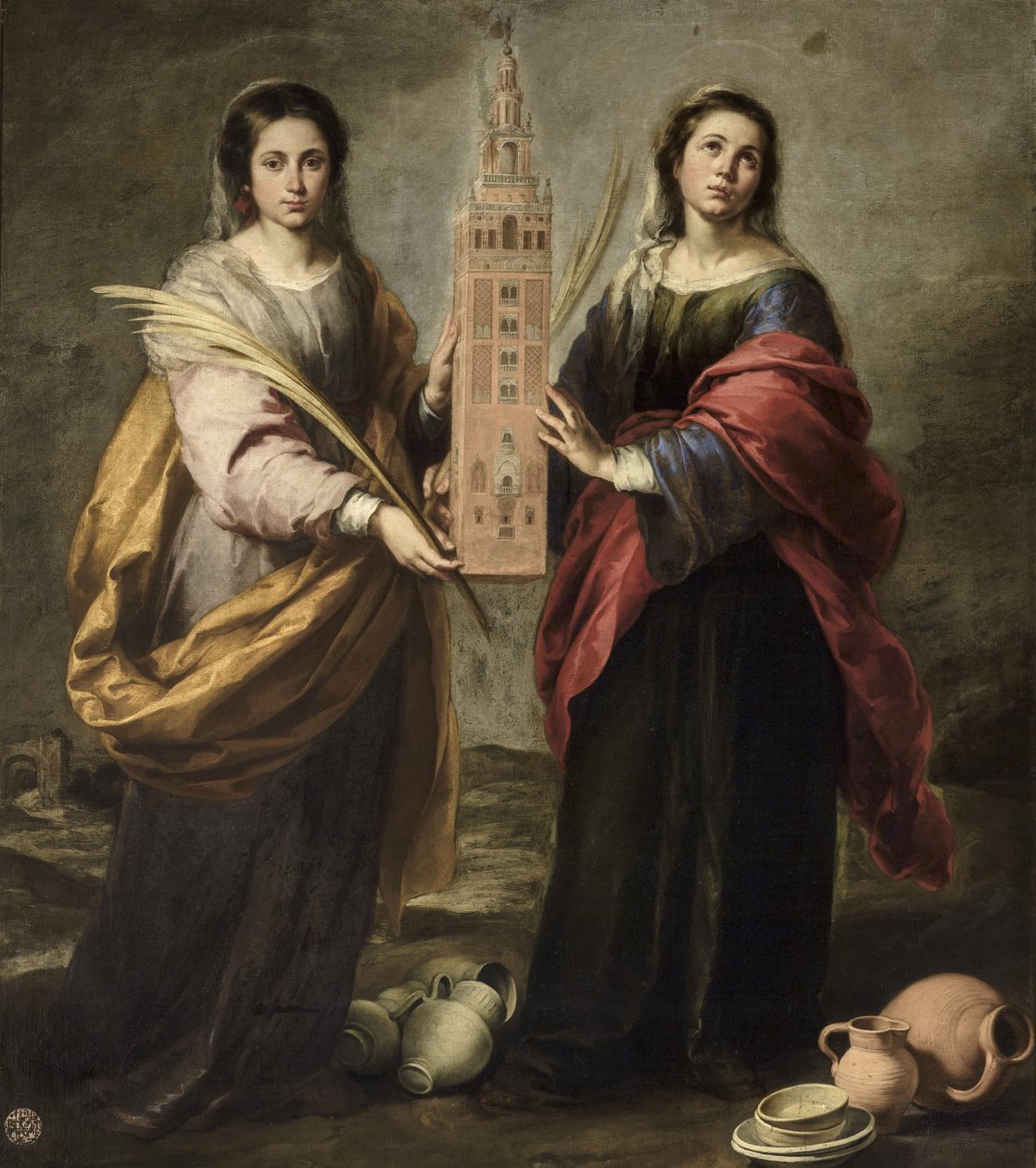 Santos Justa e Rufina, ca 1666. de Bartolomé Esteban Murillo