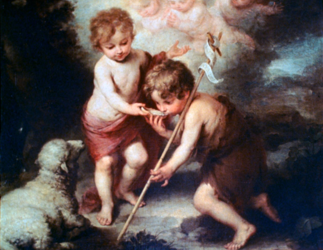 Os meninos com a concha, c1670 de Bartolomé Esteban Murillo