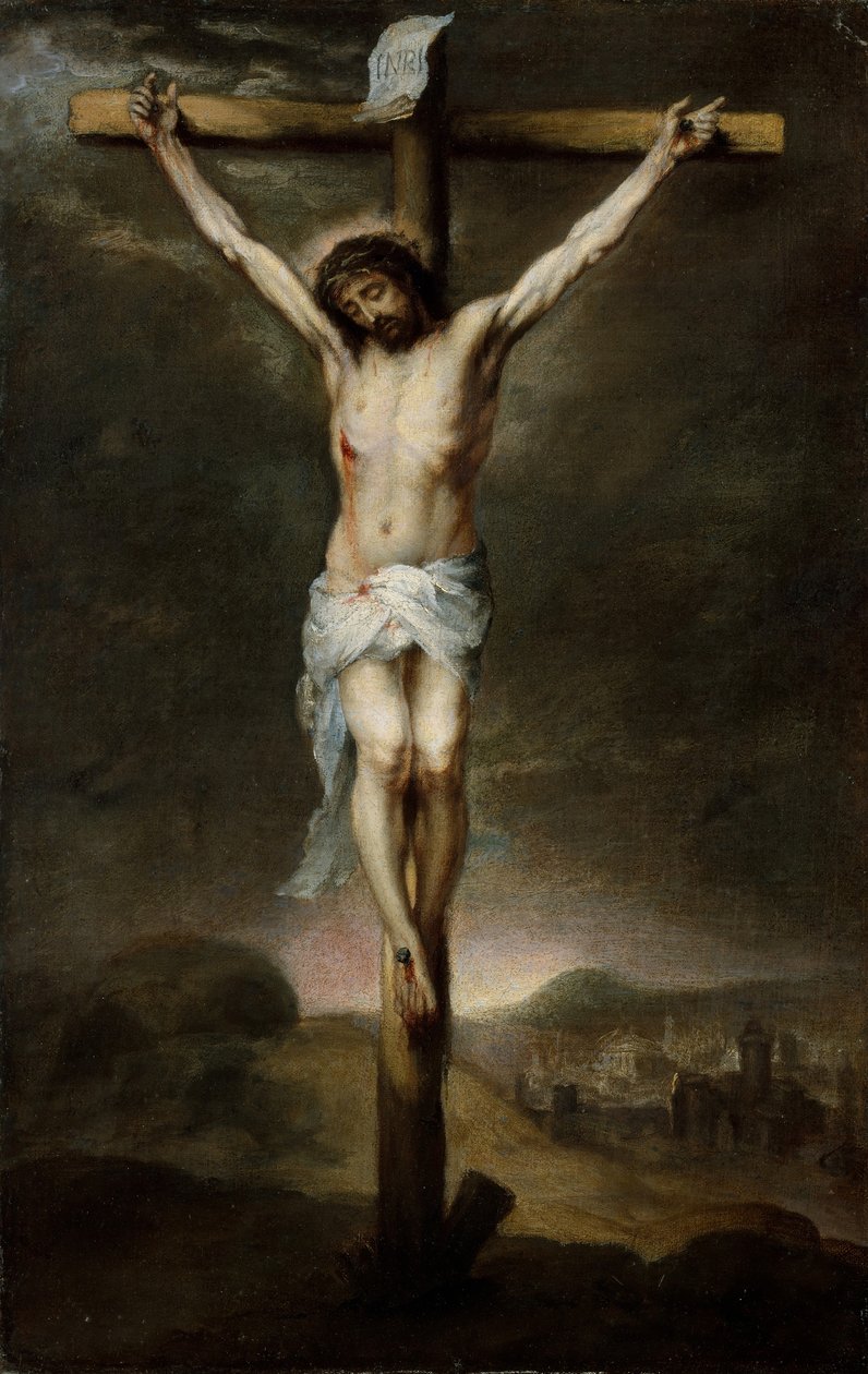 A Crucificação, ca. 1675 de Bartolomé Esteban Murillo