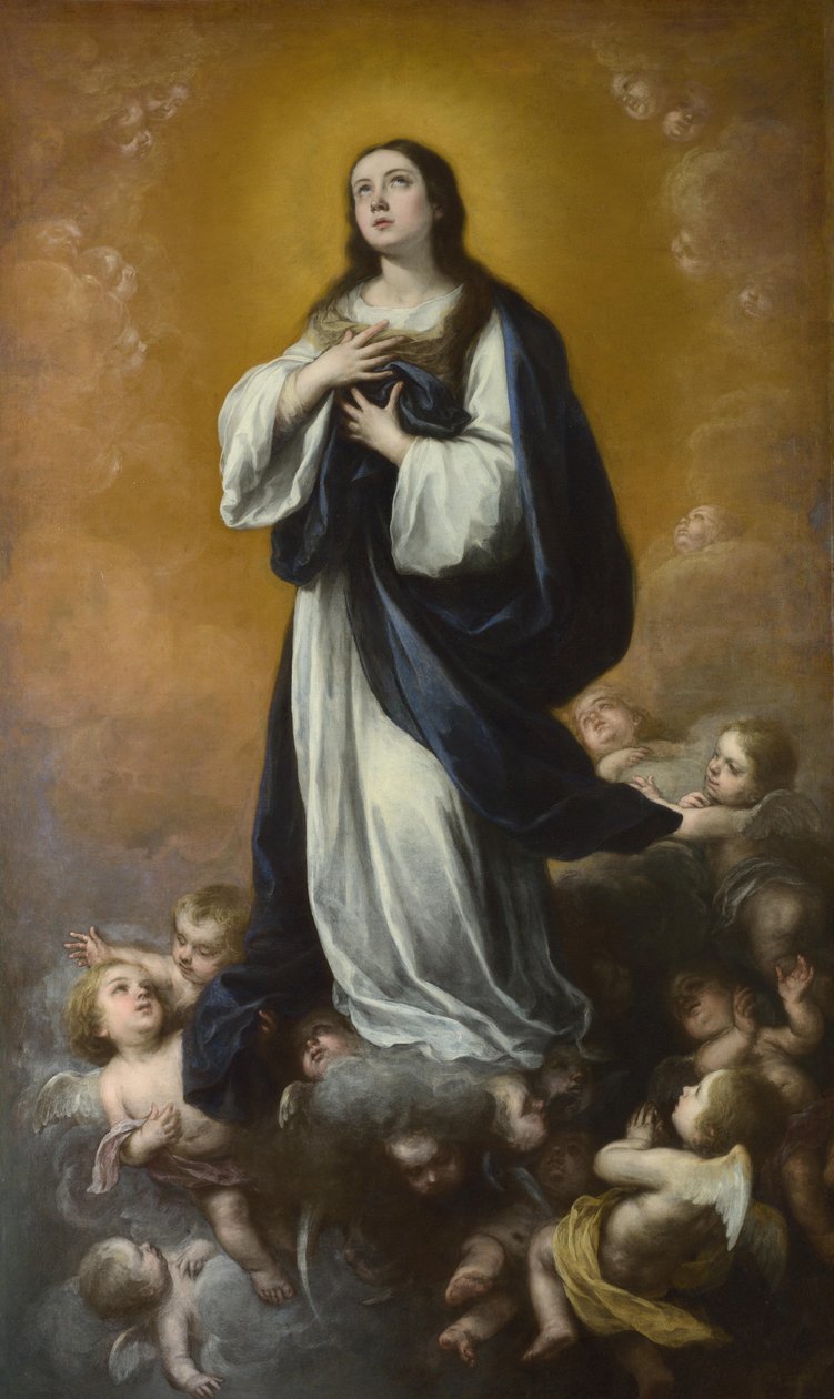 A Imaculada Conceição da Virgem, meados do século XVII. de Bartolomé Esteban Murillo