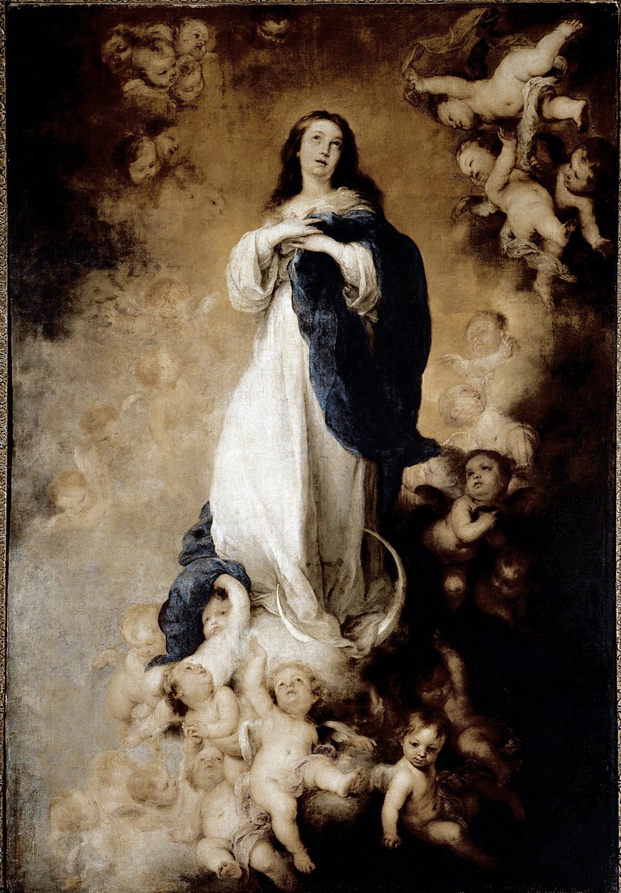 A Imaculada Conceição ou A Alma Imaculada Conceição. (óleo sobre tela de Bartolomé Esteban Murillo