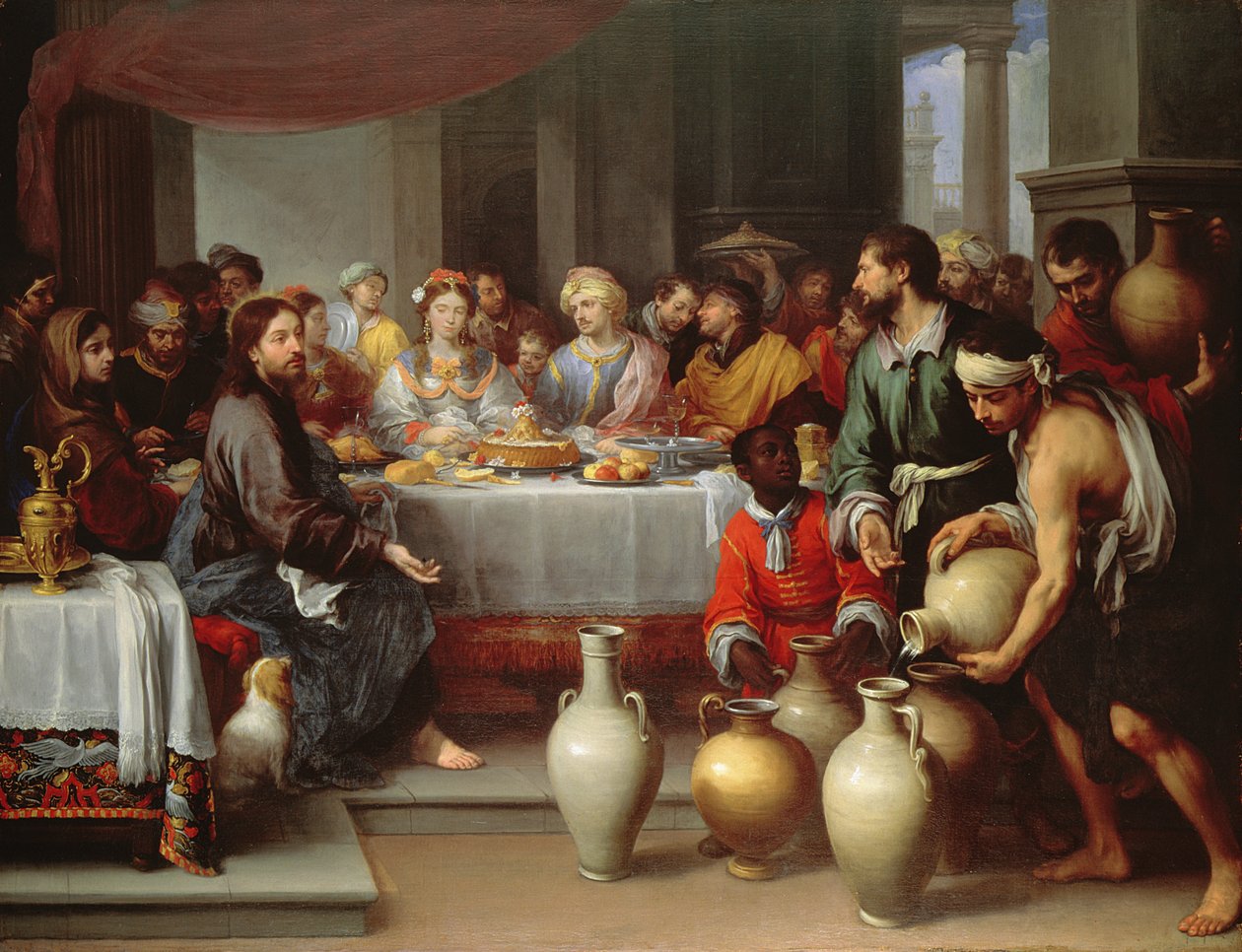 As bodas de Caná, c. 1665-75 | Bartolomé Esteban Murillo
