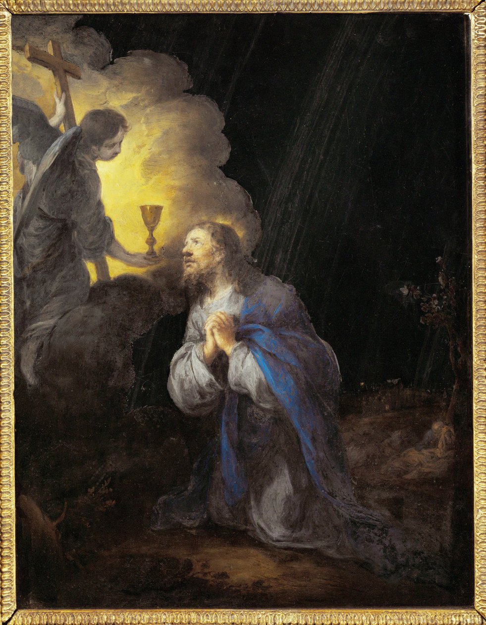 Le Christ au jardin des oliviers - Cristo no Jardim do Getsémani ... de Bartolome Esteban (school of) Murillo